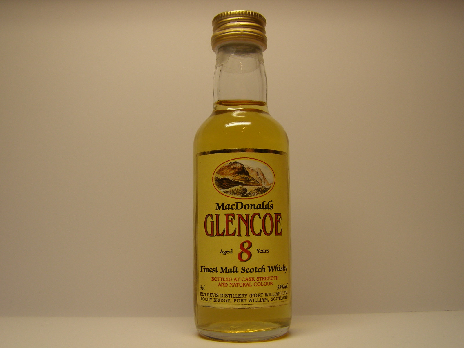 GLENCOE FMSW 8yo 5cl 58%vol